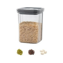 Airtight Canisters Basdi Airtight Storage Canisters - 600Ml Plastic Pantry Organizers for Cereal, Flour & Sugar, Twist-Lock Lids, Stackable, Bpa-Free, Keeps Food Fresh & Dry, Twist Lock Container