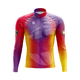 thumbnail image 2 of Jersey de ciclismo de manga larga de otoño 2024, unisex, de malla fina y colorida, con protección solar, ropa para bicicleta de carretera RIGHTTRACK, 2 of 5