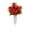 RD1, variant on pdqouc Clearance A 12 Head Rose Bouquet Artificial Cemetery Flower Saddles, Rose Headstone Flower Saddle,Cemetery Memorial Flowers with Vase for Outdoor Grave Tombstone Decorations