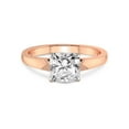 thumbnail image 3 of 2 Carat IGI Certified Radiant Shape Lab Grown Diamond Engagement Ring | 14K Rose Gold | Arielle Solitaire Lab Diamond Ring | FG-VS1-VS2 Quality Friendly Diamonds, 3 of 5