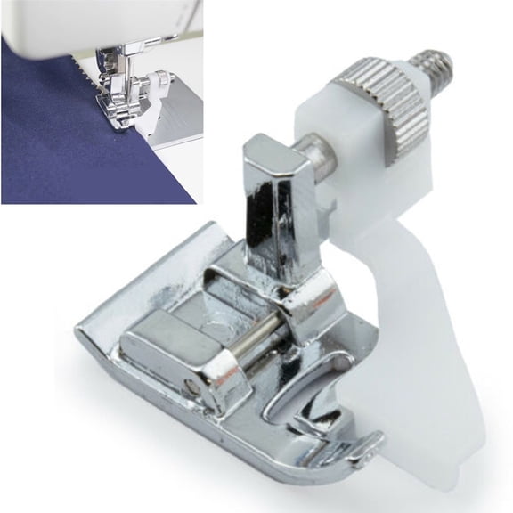 Adjustable Blind Hem Foot - For Domestic Sewing Machines Presser Stitch