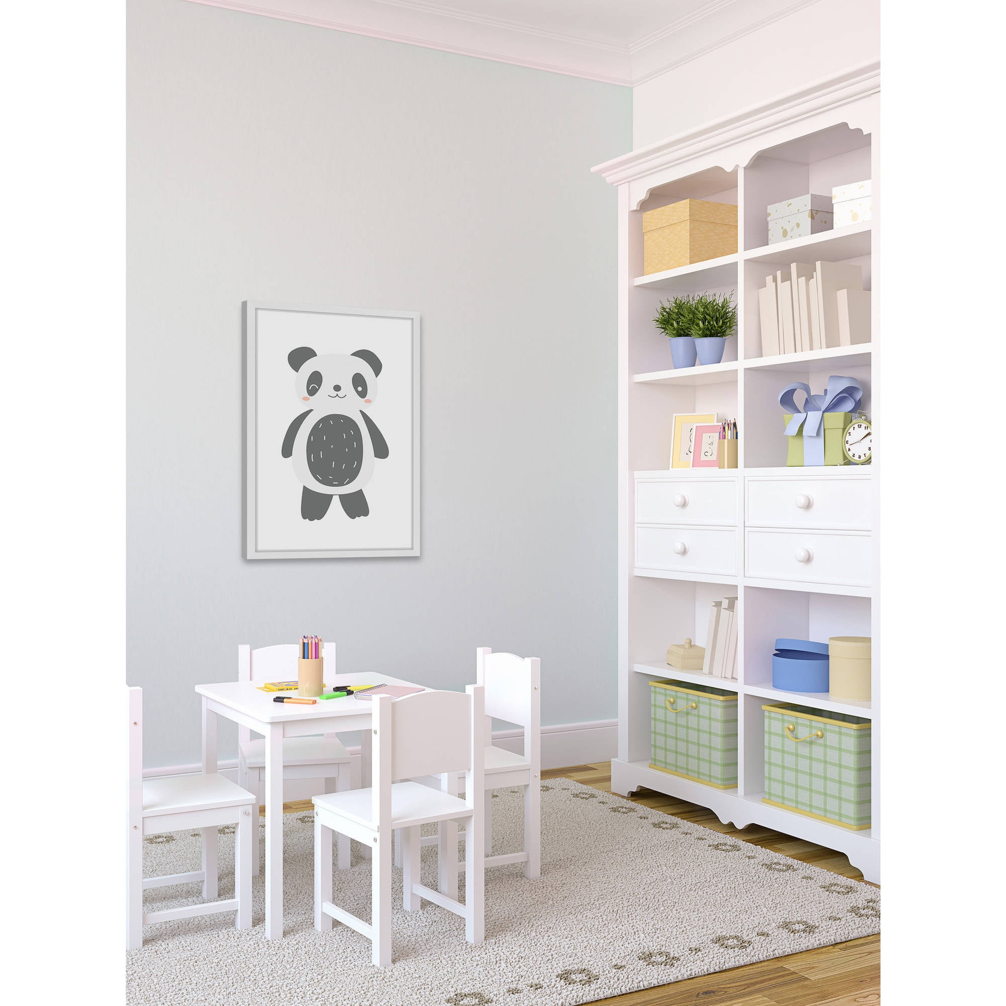 "Panda Bear" Framed Painting Print