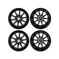 thumbnail image 3 of cciyu 17 inch Wheel rim size:17*9.0in,ET:10,H/PCD:6*139.7,CB:110.1,MATT BLACK-4 pcs, 3 of 4