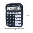 thumbnail image 3 of Suncoda Calculator, Portable Basic Battery Powered Calculator 12 Digit Large LCD Display Calculators Desktop for Office School Market Home Use, 3 of 7