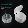 thumbnail image 5 of D-GROEE Denture Bath Case Cup Box Holder Storage Soak Container with Strainer Basket for Travel Cleaning, 5 of 7