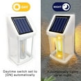 thumbnail image 4 of Solar Wall Lights 2 Pack, Outdoor Wall Wash Lighting with Up/Down Illumination, IP65 Waterproof for Garden, Porch, Patio Decor, 4 of 8