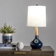thumbnail image 1 of nuLOOM Castine 25" Ceramic Table Lamp, 25" H x 11" W x 11" D, Navy, 1 of 3
