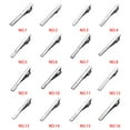 thumbnail image 3 of 2pcs Men Tie Clip Metal Silver Tone Simple Necktie Tie Bar Clasp Clip Clamp Pin, 3 of 4