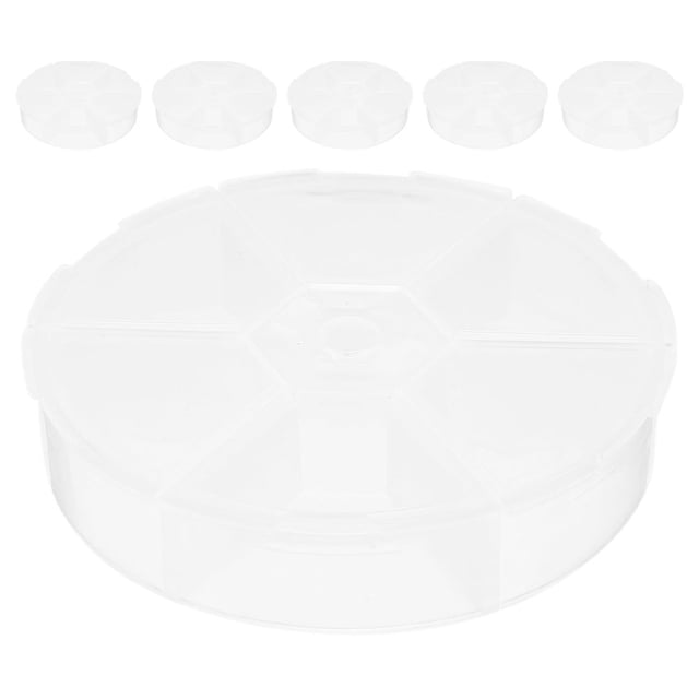 UPOUART 6Ud Transparente Para Almacenar Accesorios Y Material De Arte