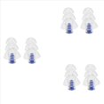 thumbnail image 1 of 3X 27Db Silicona Earbud Musician Filter Tapones para los OÍDos ReducciÓN de Ruido CancelaciÓN de la ProtecciÓN Auditiva Earbud Reutilizable Cuidado del Sueño para Dj (Azul), 1 of 5