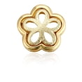 thumbnail image 2 of Fino Collar Dije Flor Oro 14k Laminado Dama Estuche Regalo dorado Unitalla, 2 of 7