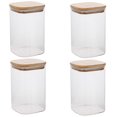thumbnail image 1 of Jessar - Set of 4 Borosilicate Glass Storage Containers, 950ml Capacity, 1 of 2