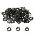 thumbnail image 1 of Unique Bargains 120 Pack Internal Tooth Star Lock Washers M5 Quick Speed Locking Washers, 65Mn Steel Starlock Push Nuts, 1 of 4