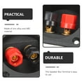 thumbnail image 4 of 10 piezas de conectores de pala para caja de conexiones de audio, poste de unión de terminal de fácil instalación, placa de subwoofer, altavoz portátil, barra de sonido, trompeta, aleación de zinc,, 4 of 6