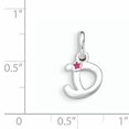 thumbnail image 2 of Pendentif Lettre en Argent Sterling 925 en Forme de D avec Émail, 2 of 2