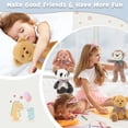 thumbnail image 3 of MorisMos Bulk Stuffed Animals 5-Packs Plush Toys Cute Teddy Bear/Monkey/Bunny/Panda with Bow Ties 12.5 Inches, 3 of 9