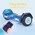 thumbnail image 2 of SIMATE 6.5" Hoverboard for Kids Ages 6+,Bluetooth Speaker & LED Lights, 8.5mph & 8.5 Miles, 2 of 7