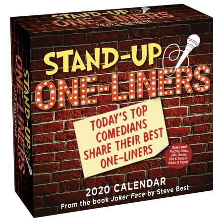 Stand-Up One-Liners 2020 Day-To-Day Calendar: Today's Top Comedians Share Their Best One-Liners (The Best Stand Up Comedians)