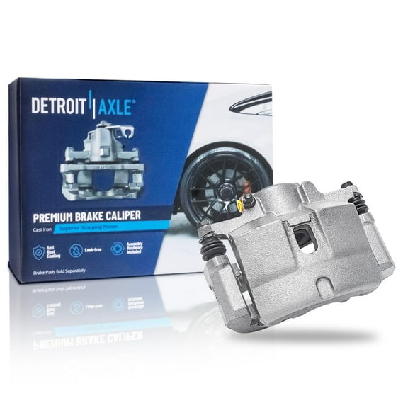 Detroit Axle - Front Right Brake Caliper w/Bracket Replacement for 2015-2016 200, 2013-2016 Dodge Dart
