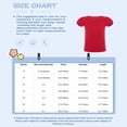 thumbnail image 5 of TTAO Kids Girls' 100% Cotton Short Puff Sleeve Tee Tshirt Tops for School Play Light Blue 4T, 5 of 5