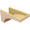 thumbnail image 5 of 7"W x 14"D x 7"H Wide Stockport Rough Cedar Woodgrain TimberThane Corbel, Primed Tan, 5 of 6