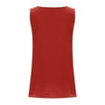 thumbnail image 6 of Levmjia Women's Tank Tops Casual Solid Color Cotton Linen Strappy Summer Sleeveless Blouse Spring Fashion Top Lightweight Comfortable Polyester, 6 of 9