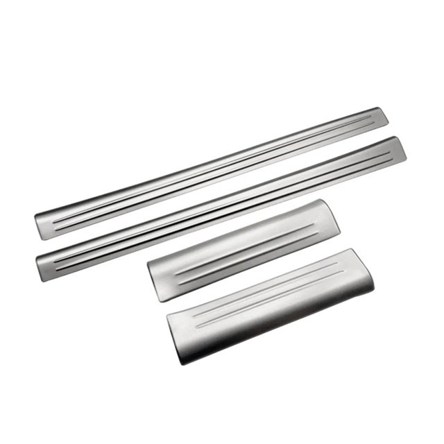 For Honda Vezel HR-V HRV 2021 2022 Stainless Steel Front Rear Inner Door Sill Pedal Scuff Plate Cover Trim 4Pcs