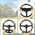 thumbnail image 6 of ZUXONGSY Aztec Tribal Golf Cart Steering Wheel Cover Club Car Steering Wheel Cover Universal Automotive Steering Wheel Cover Club Car Golf Cart Interior Decor Steering Wheel Accessories, 6 of 7