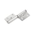 thumbnail image 3 of Uxcell 2.5-inch Length Stainless Steel Lift off Detachable Flag Hinge Silver Tone 1Pc, 3 of 4