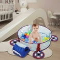 thumbnail image 2 of Baby Mat 3 in 1 Baby Playing Mat Activity Center Play Gym Mats Infant Baby Crawling Mat Infant Play Mat Toddler Toy Gift w Hanging Toys Ocean Ball Chritmas Halloween Birthday Gift, 2 of 7