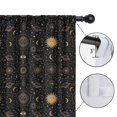 thumbnail image 4 of Blackout Kids Curtains,Black Gold Sun Moon Star Pattern Childrens Insulated Curtains Set Of 2,Bedroom Essentials,Toddler Room Decor 42x63in(106x160cm), 4 of 5