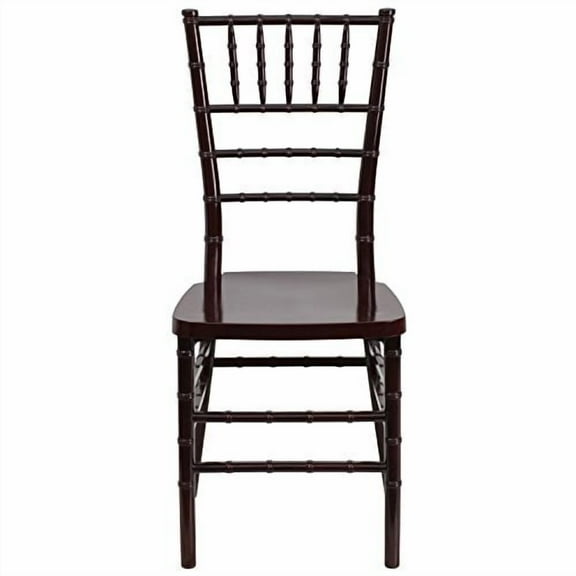 Mahogany Resin Stacking Chiavari Chair