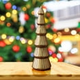 thumbnail image 5 of Farmhouse Rustic Wooden Christmas Trees Tabletop Decorations Simple Wood Christmas Decor Xmas Table Centerpiece Figurines for Home Office Farmhouse Holiday Table Decor, 5 of 8