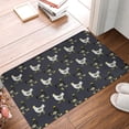 thumbnail image 6 of Bingfone Cartoon Rooster Door Mat 16"x24" Front Entrance Non-Slip Low Profile Washable for Entryway, 6 of 7