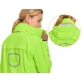 thumbnail image 5 of Little Donkey Andy Women's Rain Running Jackets Cycling Windbreakers Lightweight Waterproof Reflective Windproof Fluorescent Yellow M, 5 of 7