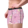 thumbnail image 2 of Pofeuu Butterfly 1 Print Men’s Boxer Briefs, Moisture-Wicking Underwear, Regular,Trunk-XX-Large, 2 of 5