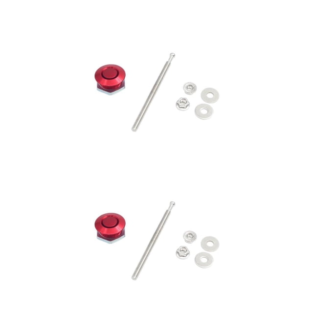 Wweixi Modification de Voiture Élégante et Légère Verrou de Capot Divers Styles Offerts Rouge DP17-25 2ensemble