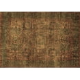 thumbnail image 1 of Ahgly Company Indoor Rectangle Abstract Brown Modern Area Rugs, 6' x 9', 1 of 4