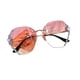 thumbnail image 1 of Gafas de sol Minnieouse duraderas de metal sin marco Lentes rosa, 1 of 6