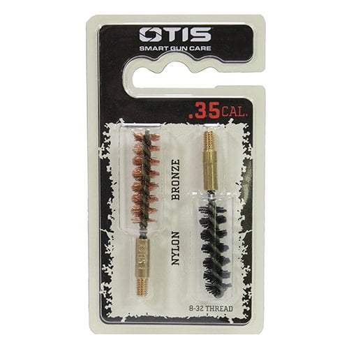 Otis Technologies .35 Cal Bore Brush 2 Pack(1 Nylon/1 Brnz)