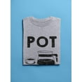 thumbnail image 3 of Pot Head. T-Shirt Men -GoatDeals Designs, Male Large, 3 of 4