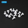 thumbnail image 3 of Uxcell Silicone Rubber Solid Plug Soft Flexible Stopper for 2.8-3mm Hole White 15 Pieces, 3 of 5