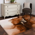 thumbnail image 3 of 3'x5' Area Rugs, Blue Marble Indoor Outdoor Area Rug for Living Room Bedroom, Modern Ombre Abstract Ink Painting Art Washable Bathroom Rugs Kitchen Floor Carpet Mats Home Decor Aesthetic, 3 of 8