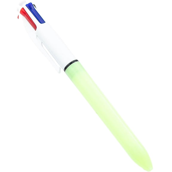 4-in-1 Retractable Ballpoint Pen, 1.0mm Multicolored Writing Pen for Notes and Journaling, Mint Green
