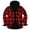Red, variant on cllios Men's Sherpa Lined Flannel Shirt Jackets,Winter Thick Warm Coat Drawstring Long Sleeve Plaid Hooded Jacket Casual Snap Front Fleece Jacket