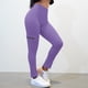 thumbnail image 4 of Pincandy Women's Plus Size Solid Color Yoga Pants - High Stretch with Zipper Pockets, Perfect for Workout & Daily Wear, 4 of 5