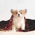 thumbnail image 4 of Yiaed Red Glitter1 Print Dog Blankets-Cat Blanket Washable for Couch Protection,Puppy Blanket, Soft Plush Reversible Throw Furniture Protector-Small, 4 of 8
