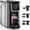 Black, variant on 3 in 1 Single Serve Coffee Maker: Coffee Machine Compatible with K Cup Capsules & Grounds, Instant Coffee Pot, Tea Maker Brewer - Removable 50 Oz Water Reservoir, 120V 1150W, Black