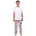 thumbnail image 2 of Peanuts Pajama Pants Men's Snoopy Christmas Lights Lounge Bottoms, 2 of 5