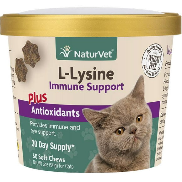 NaturVet L-Lysine – Immune Support For Cats